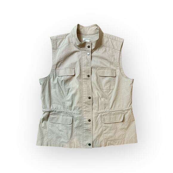 Orvis Khaki Woman’s Vest Size 14 Fly fishing, Hiking, Pockets - Picture 1 of 8